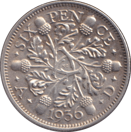 1936 SIXPENCE ( UNC ) - SIXPENCE - Cambridgeshire Coins
