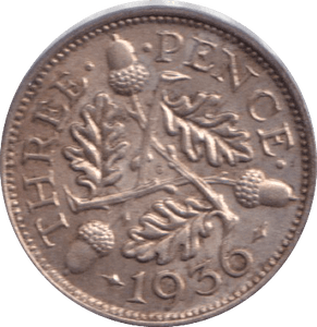 1936 THREEPENCE ( AUNC ) - THREEPENCE - Cambridgeshire Coins