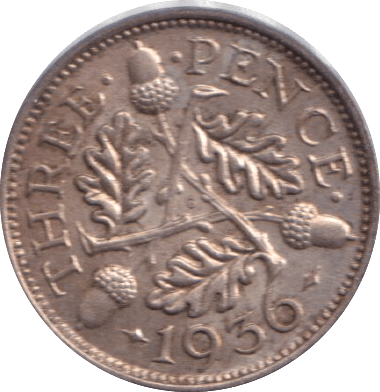 1936 THREEPENCE ( AUNC ) - THREEPENCE - Cambridgeshire Coins