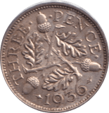 1936 THREEPENCE ( AUNC ) - THREEPENCE - Cambridgeshire Coins