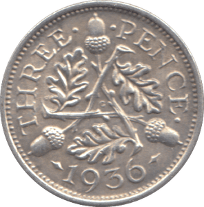 1936 THREEPENCE ( AUNC ) - THREEPENCE - Cambridgeshire Coins