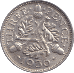 1936 THREEPENCE ( EF ) - THREEPENCE - Cambridgeshire Coins