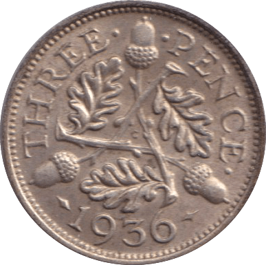 1936 THREEPENCE ( EF ) - THREEPENCE - Cambridgeshire Coins