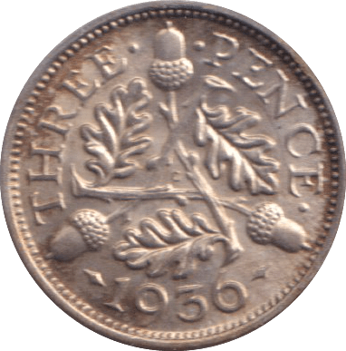 1936 THREEPENCE ( UNC ) - THREEPENCE - Cambridgeshire Coins