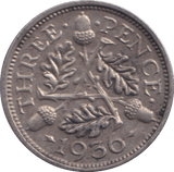 1936 THREEPENCE ( UNC ) - THREEPENCE - Cambridgeshire Coins