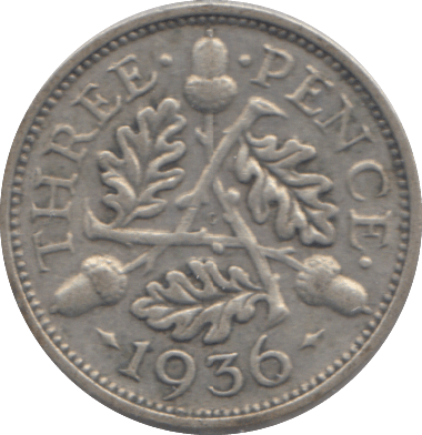 1936 THREEPENCE ( VF ) - THREEPENCE - Cambridgeshire Coins