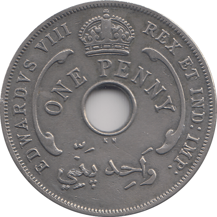 1936 WEST AFRICA ONE PENNY - WORLD COINS - Cambridgeshire Coins
