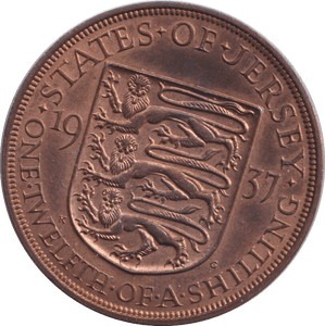 1937 1/12 SHILLING - PENNY - Cambridgeshire Coins