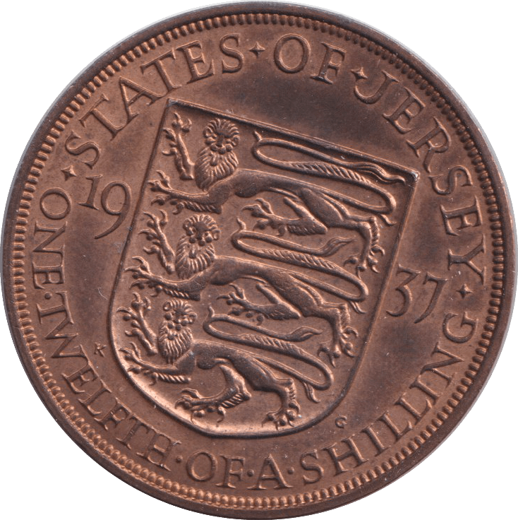 1937 1/12 SHILLING - PENNY - Cambridgeshire Coins