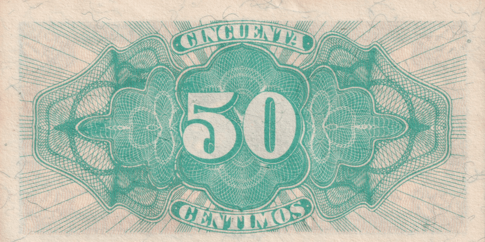 1937 50 PESTAS BANKNOTE SPAIN REF-1635 - WORLD BANKNOTES - Cambridgeshire Coins