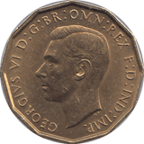 1937 BRASS THREEPENCE ( PROOF ) - THREEPENCE - Cambridgeshire Coins