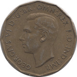 1937 BRASS THREEPENCE ( UNC ) 1 - THREEPENCE - Cambridgeshire Coins