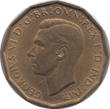 1937 BRASS THREEPENCE ( UNC ) - THREEPENCE - Cambridgeshire Coins