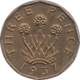 1937 BRASS THREEPENCE ( UNC ) - THREEPENCE - Cambridgeshire Coins