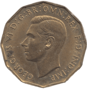 1937 BRASS THREEPENCE ( UNC ) - THREEPENCE - Cambridgeshire Coins