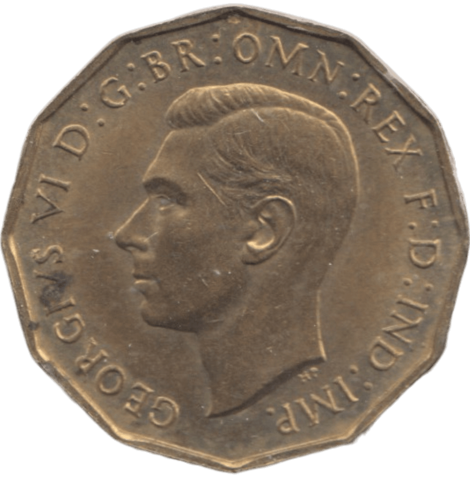 1937 BRASS THREEPENCE ( UNC ) - THREEPENCE - Cambridgeshire Coins