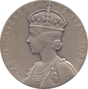 1937 CORONATION KING GEORGE VI QUEEN ELIZABETH MEDALLION - MEDALS & MEDALLIONS - Cambridgeshire Coins