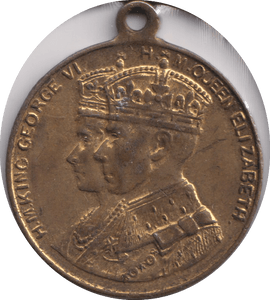 1937 CORONATION MEDALLION - WORLD COINS - Cambridgeshire Coins