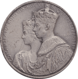 1937 CORONATION OF GEORGE VI AND ELIZABETH MEDALLION - MEDALS & MEDALLIONS - Cambridgeshire Coins