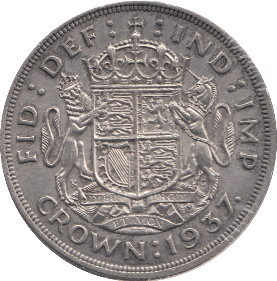 1937 CROWN ( AUNC ) 4 - CROWN - Cambridgeshire Coins