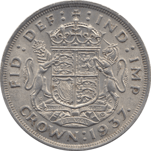 1937 CROWN ( AUNC ) - CROWN - Cambridgeshire Coins