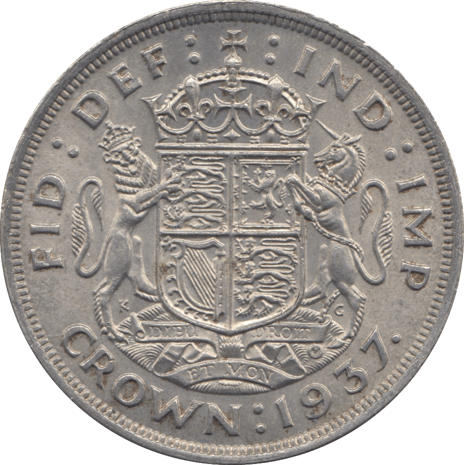 1937 CROWN ( AUNC ) - CROWN - Cambridgeshire Coins
