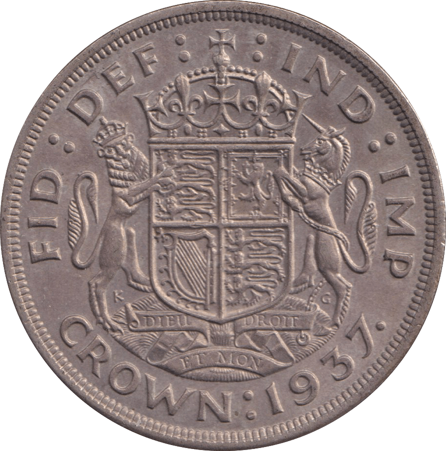 1937 CROWN ( AUNC ) - CROWN - Cambridgeshire Coins