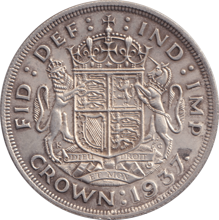 1937 CROWN ( AUNC ) - CROWN - Cambridgeshire Coins