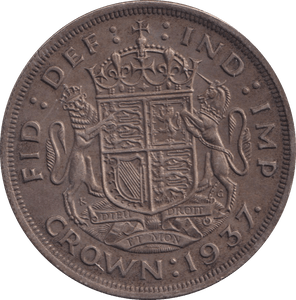 1937 CROWN ( EF ) - CROWN - Cambridgeshire Coins