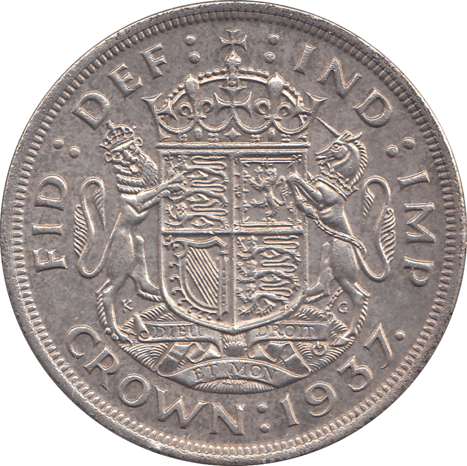 1937 CROWN ( GVF ) - CROWN - Cambridgeshire Coins