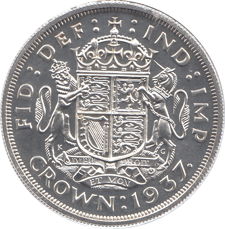 1937 CROWN ( PROOF ) - Crown - Cambridgeshire Coins