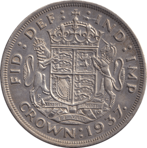 1937 CROWN ( UNC ) - CROWN - Cambridgeshire Coins