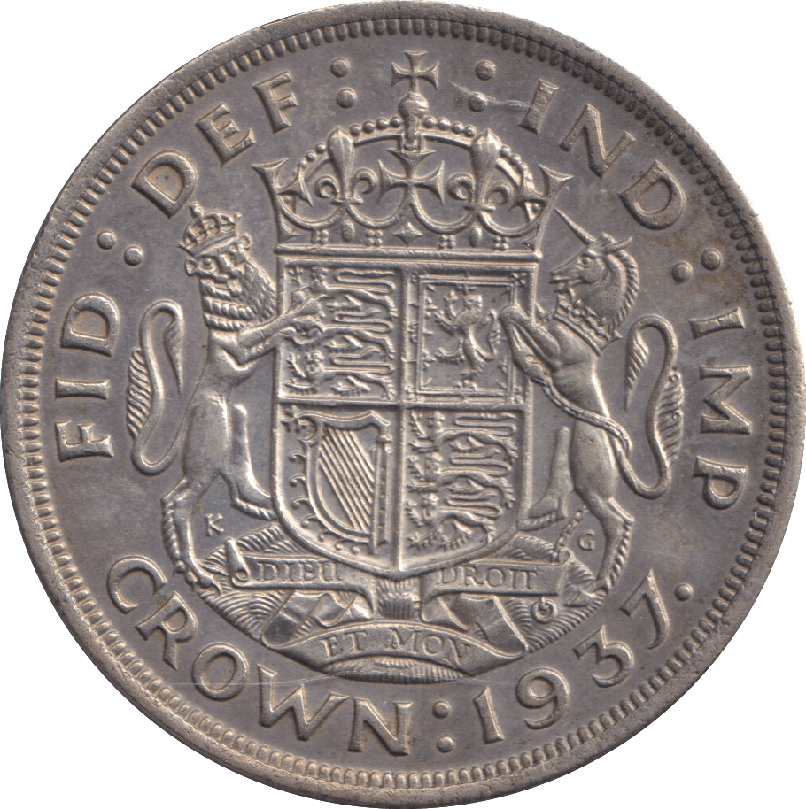 1937 CROWN ( UNC ) - CROWN - Cambridgeshire Coins