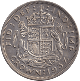 1937 CROWN ( UNC ) - CROWN - Cambridgeshire Coins