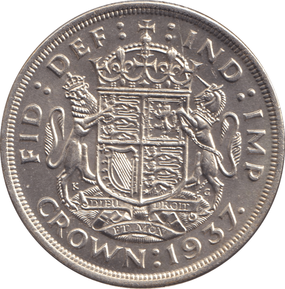 1937 CROWN ( UNC ) - CROWN - Cambridgeshire Coins