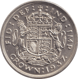 1937 CROWN ( UNC ) - CROWN - Cambridgeshire Coins