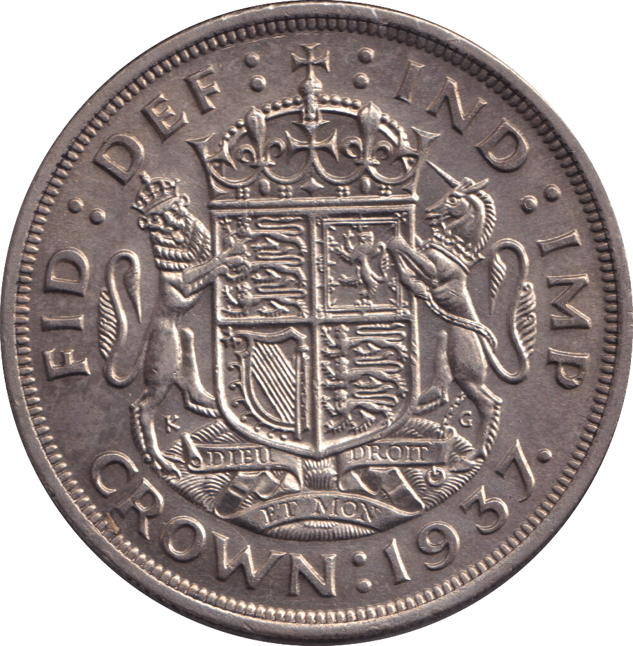 1937 CROWN ( UNC ) - CROWN - Cambridgeshire Coins