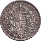 1937 CROWN ( UNC ) - CROWN - Cambridgeshire Coins