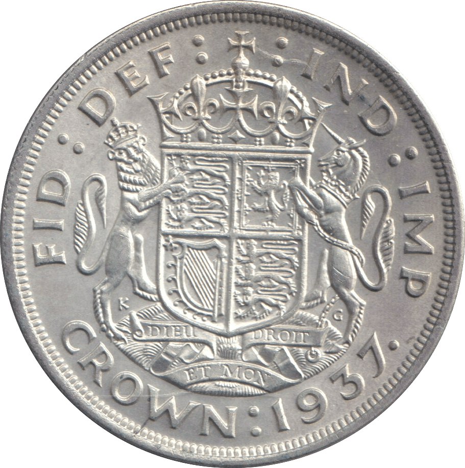 1937 CROWN ( UNC ) - CROWN - Cambridgeshire Coins