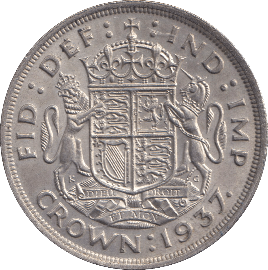 1937 CROWN ( UNC ) - CROWN - Cambridgeshire Coins