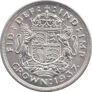 1937 CROWN ( UNC ) - WORLD COINS - Cambridgeshire Coins