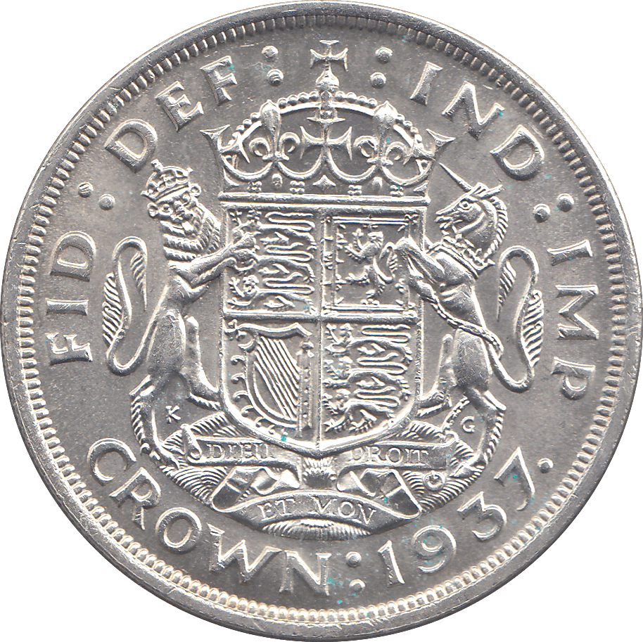 1937 CROWN ( UNC ) - WORLD COINS - Cambridgeshire Coins