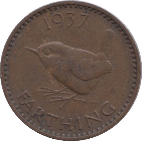 1937 FARTHING ( EF ) - Farthing - Cambridgeshire Coins