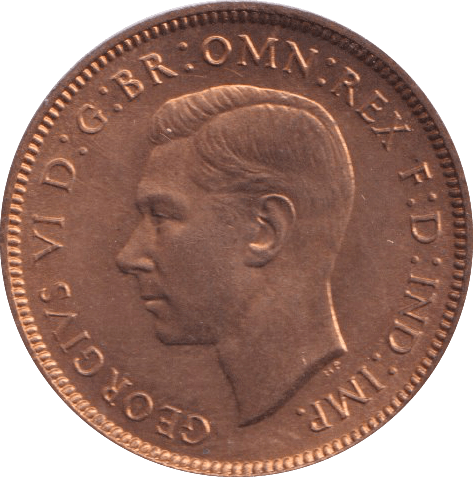 1937 FARTHING (UNC) 1 - HALFPENNY - Cambridgeshire Coins