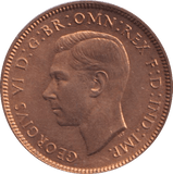 1937 FARTHING (UNC) 1 - HALFPENNY - Cambridgeshire Coins