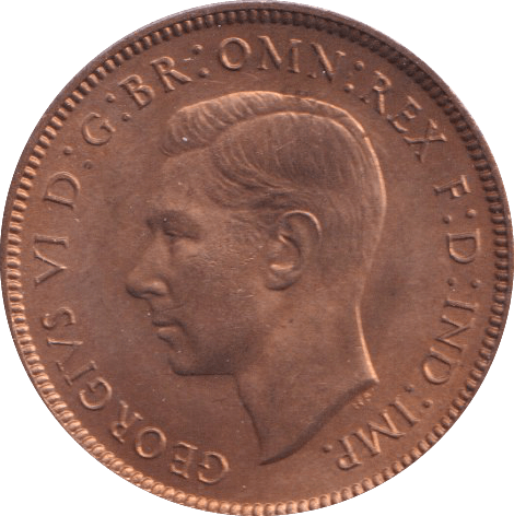 1937 FARTHING (UNC) 2 - HALFPENNY - Cambridgeshire Coins