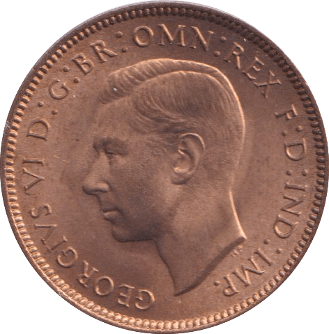 1937 FARTHING (UNC) 3 - HALFPENNY - Cambridgeshire Coins