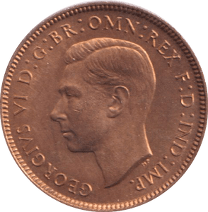 1937 FARTHING (UNC) 4 - HALFPENNY - Cambridgeshire Coins