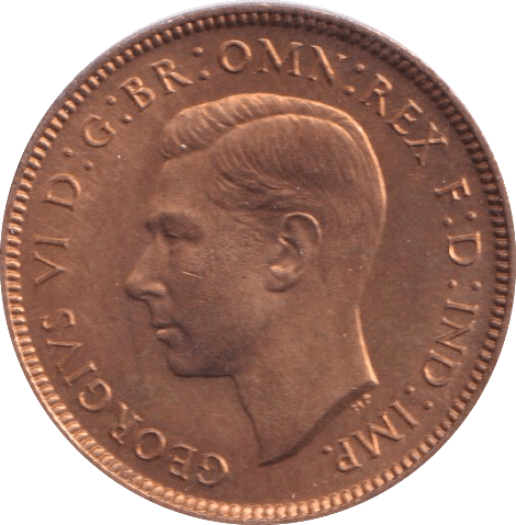 1937 FARTHING (UNC) 4 - HALFPENNY - Cambridgeshire Coins