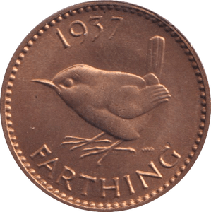 1937 FARTHING (UNC) 6 - HALFPENNY - Cambridgeshire Coins
